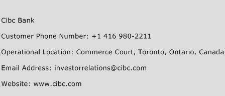 CIBC Bank Customer Service, Phone Numbers and Support .